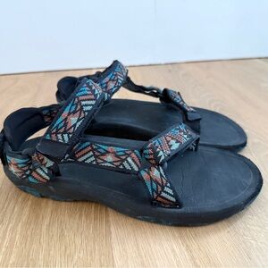Teva Kids Sandals with Blue and Brown Pattern